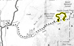 Deadhorse Loop map - area