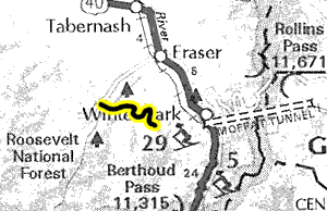 Leland Creek map - area