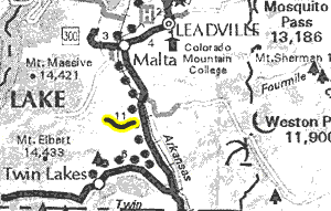 Lodgepole Flats map - area