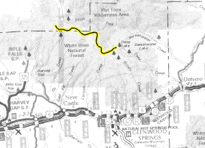 Black Bear Pass map - area